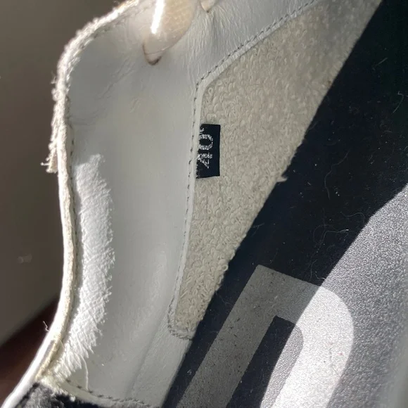 P448 size 40 white and silver faux-fur sneakers - Picture 8 of 9